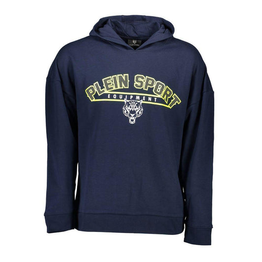 Plein Sport Blue Cotton Sweater