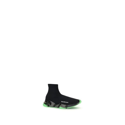 Balenciaga Black Polyester Athletic Sneakers