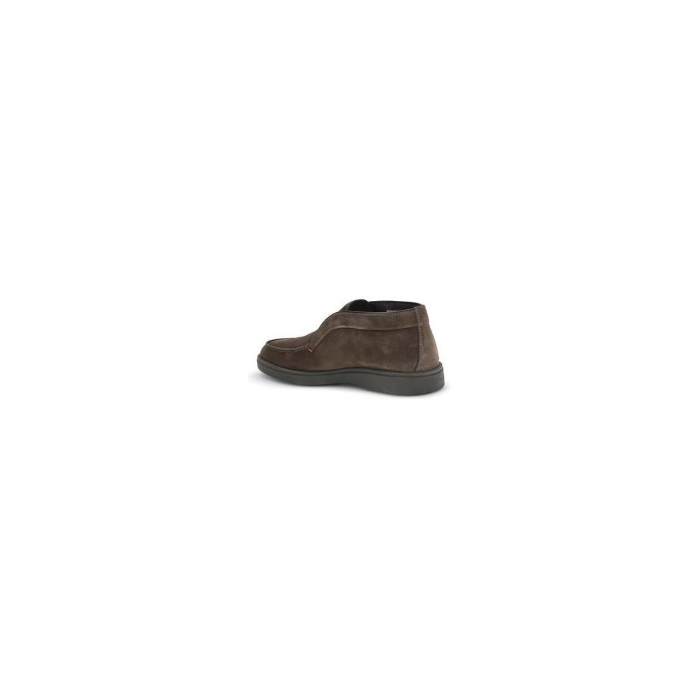 Santoni Polo Loafers SA-MGDT17823SMOKSVUT50-EU43/US10