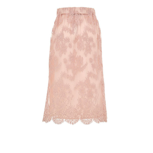 Gucci Pink Cotton Skirt GU-9795675-IT40|S