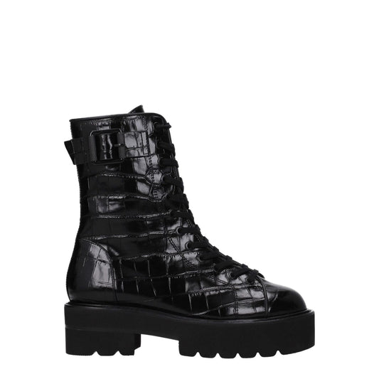 Stuart Weitzman Black Leather Ankle Boots ST-8547167568137-EU36/US6