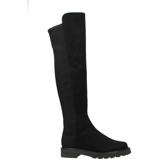 Stuart Weitzman Black Leather Over The Knee ST-8547230613769-EU35/US5