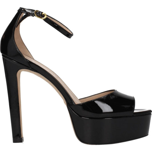 Stuart Weitzman Black Leather Platforms ST-8547244441865-EU40/US10