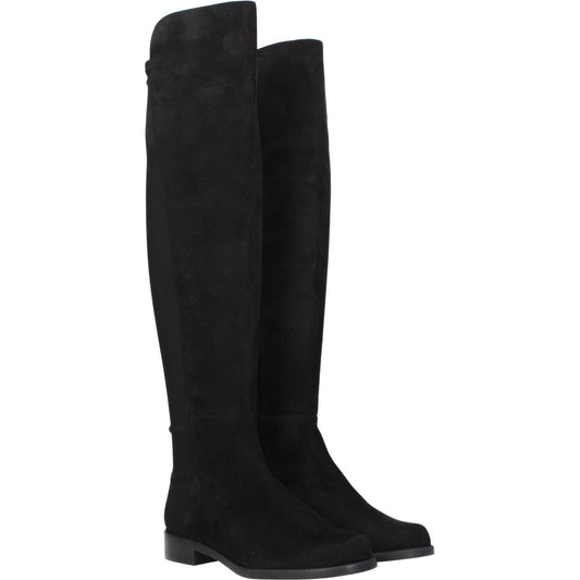 Stuart Weitzman Black Leather Over The Knee ST-8547247784201-EU35/US5