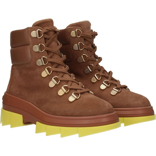 Stuart Weitzman Brown Leather Ankle Boots ST-8547258269961-EU37/US7
