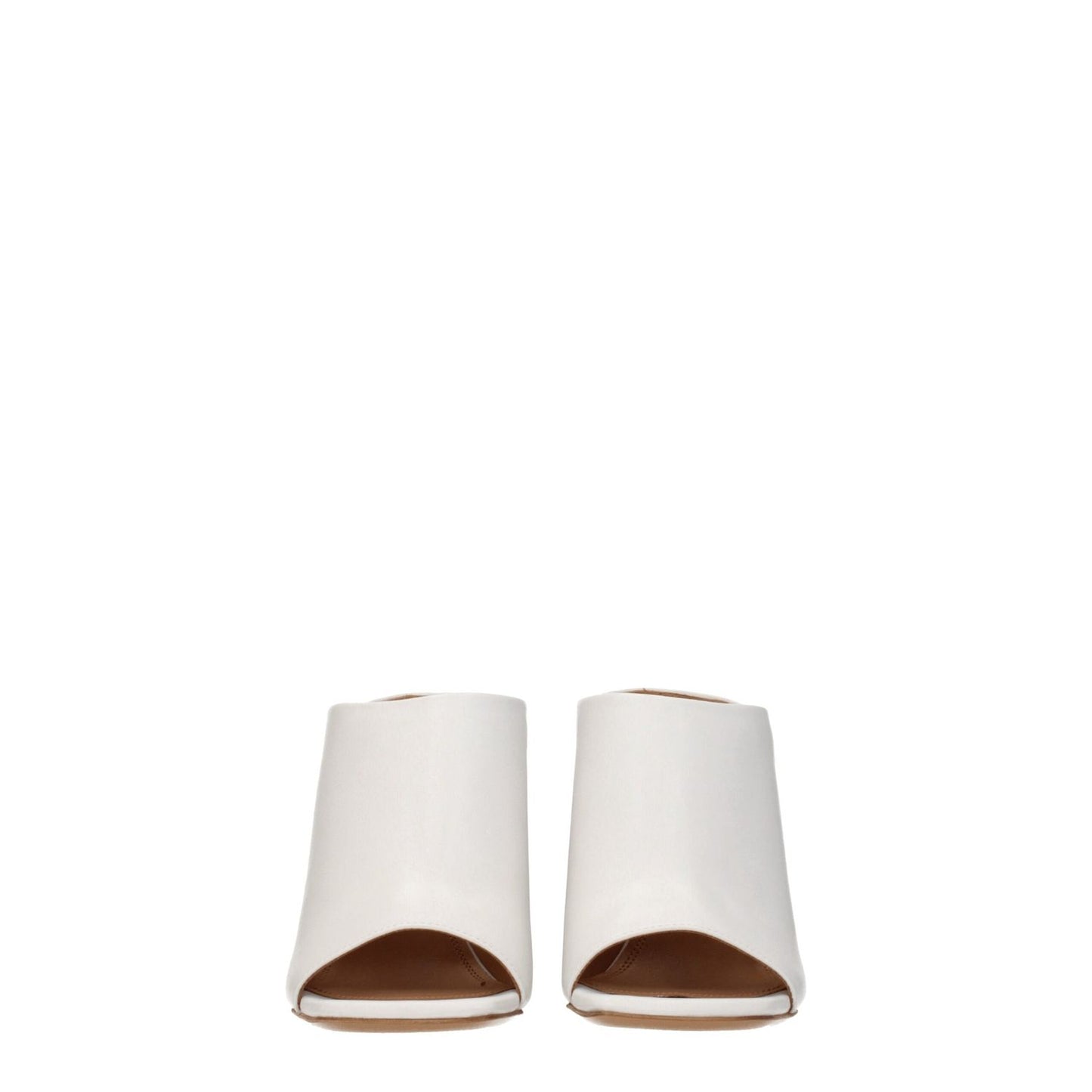 Off-White White Leather Platform Sandals, open toe high heel, casual style, MPN OWIH048LEA0020372, white leather shoe sole, 10.5 cm heel