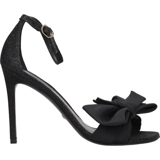 Stuart Weitzman Black Satin Stiletto Heels Sandals ST-8547287761161-EU39/US9