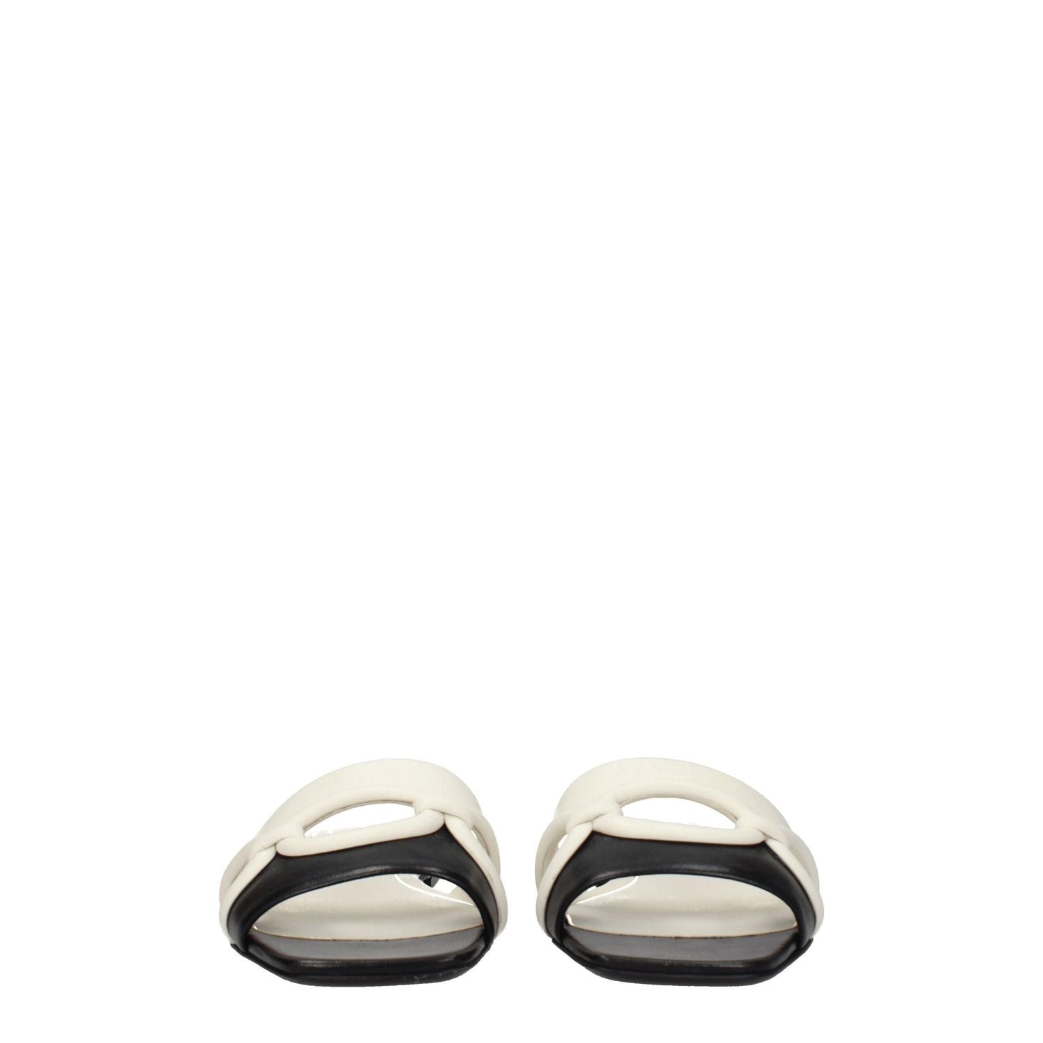 Valentino Garavani Black Leather Slippers