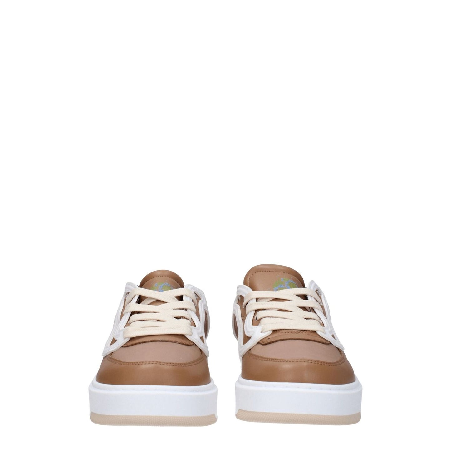 Stella McCartney Brown Fabric Chunky Sneakers