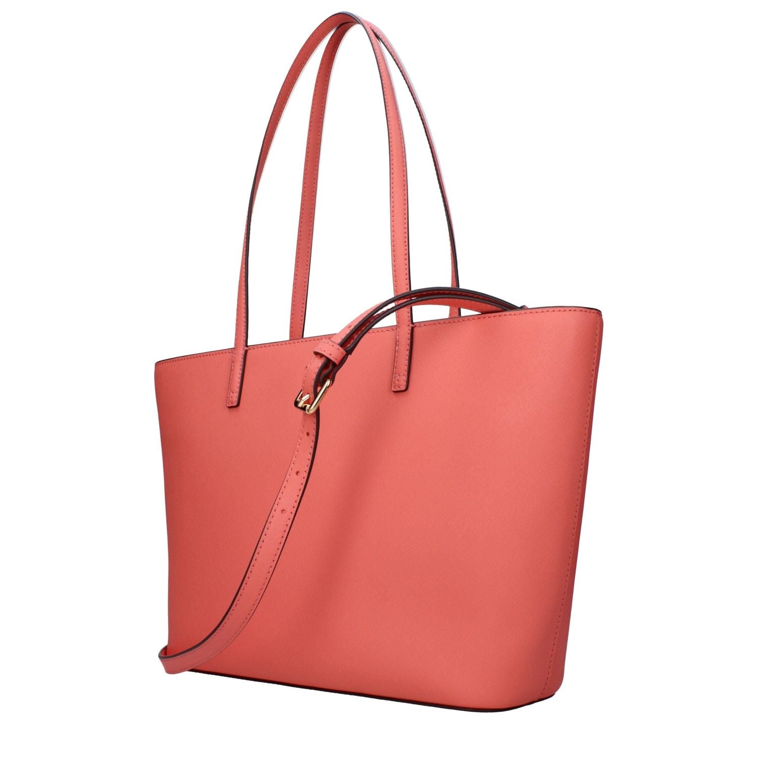 Front view with bag zipped and handles upright.