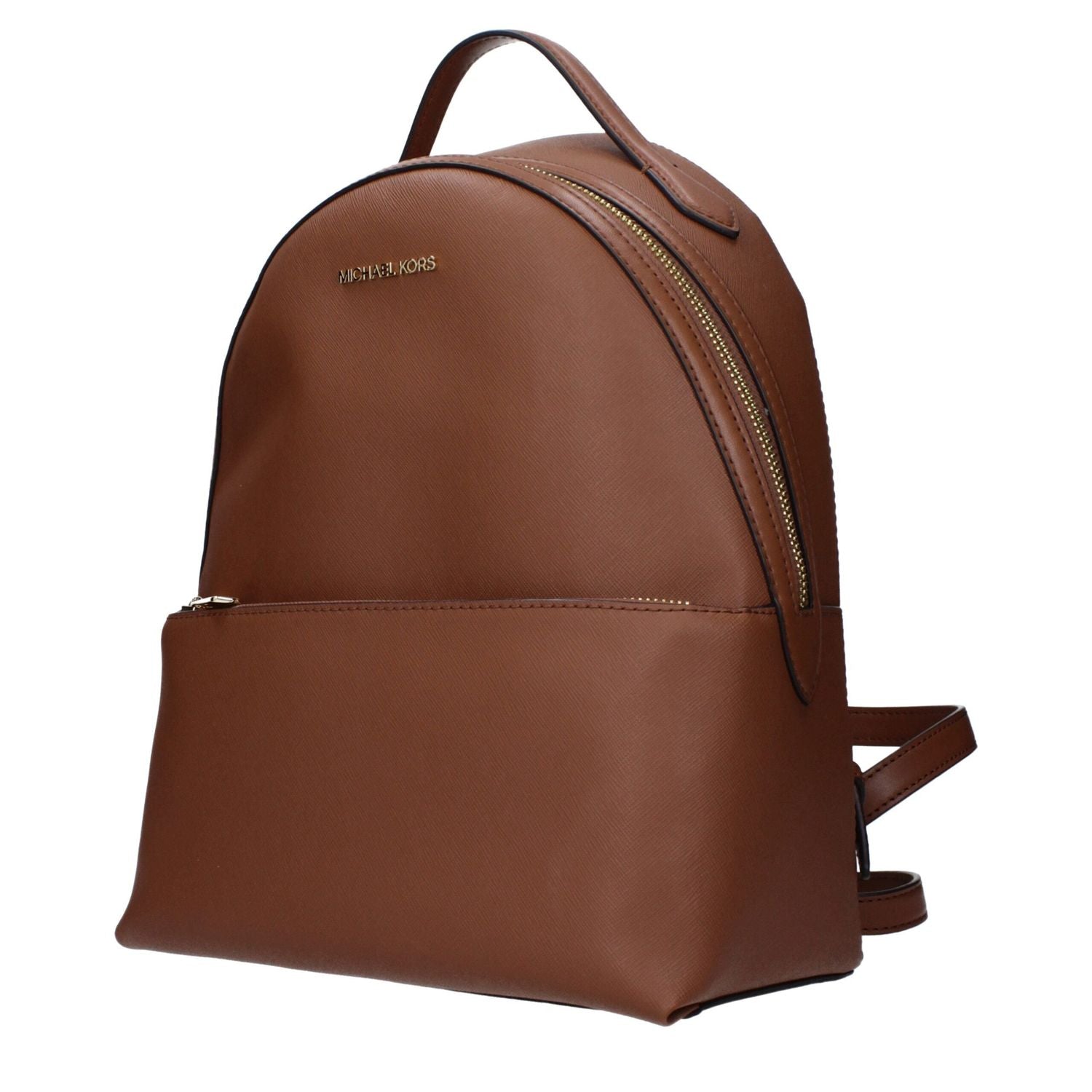 Front view with bag zipped and handles upright.