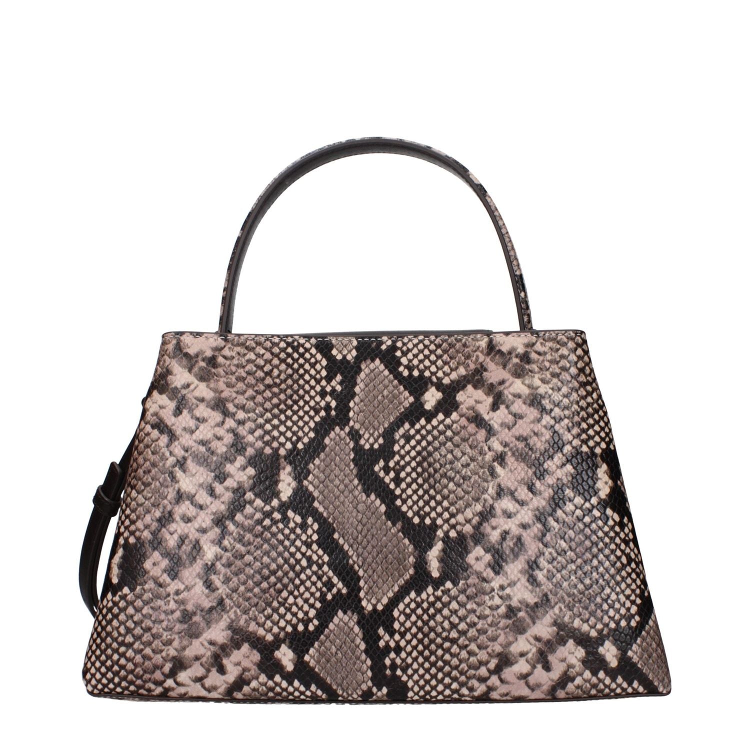 Front view with bag zipped and handles upright.