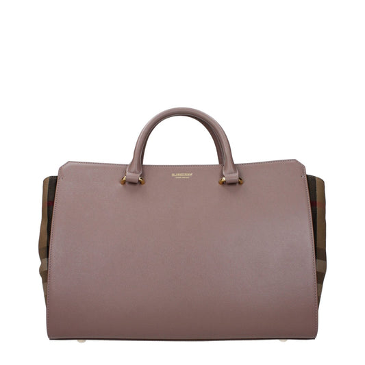 Burberry Gray Leather Handbag