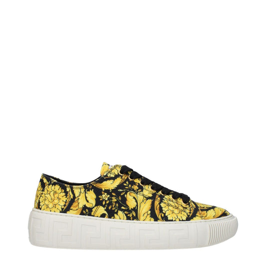 Versace Gold Fabric Sneakers VE-15161716965641-EU38.5/US8.5