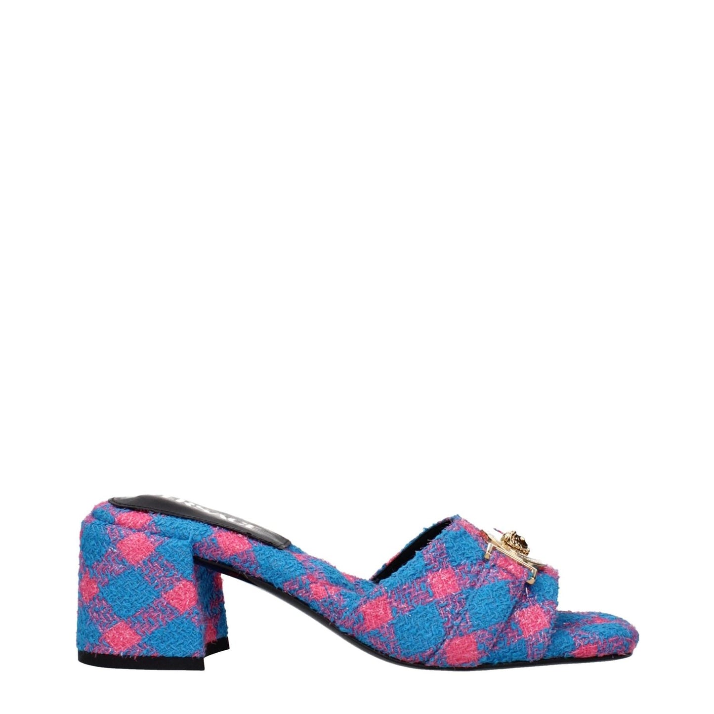 Versace Blue Fabric Platforms VE-15222429548809-EU38/US8