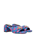 Versace Blue Fabric Platforms VE-15222429548809-EU38/US8