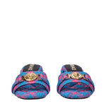 Versace Blue Fabric Platforms VE-15222429548809-EU38/US8