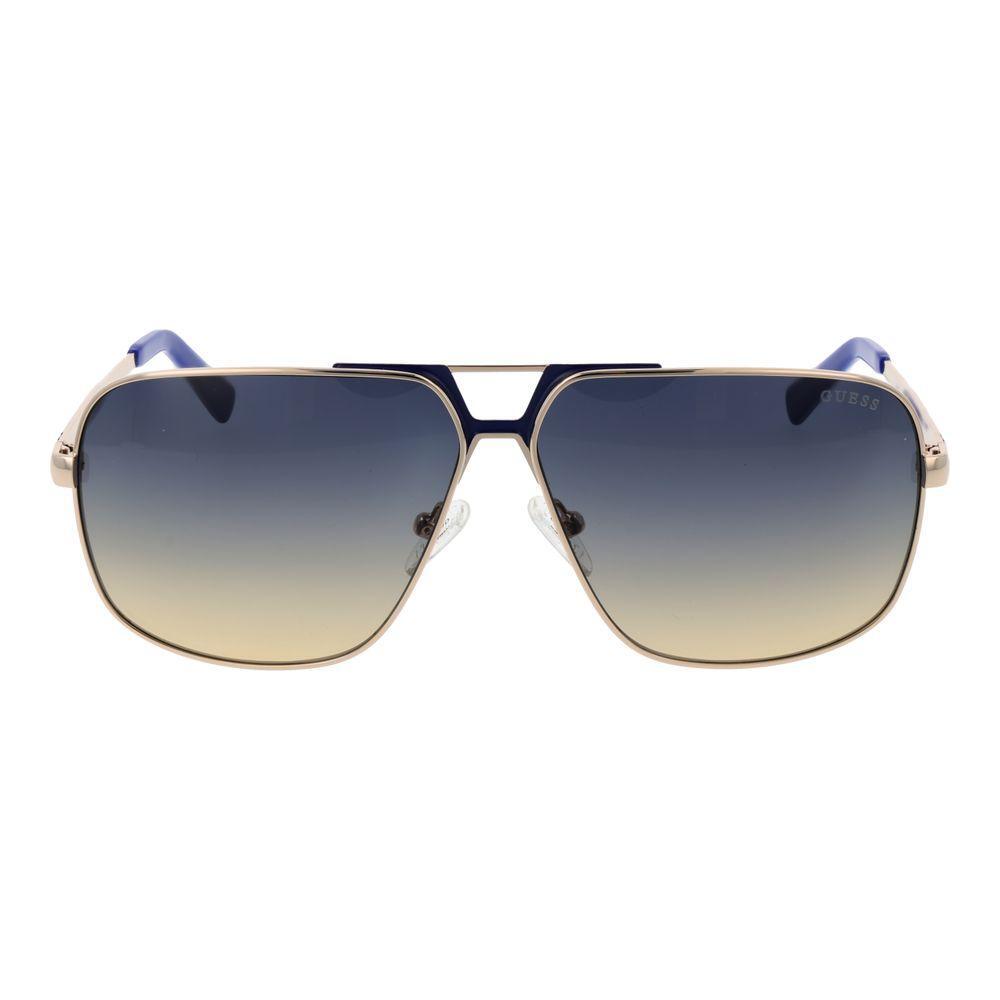 Guess Silver Men Sunglass
