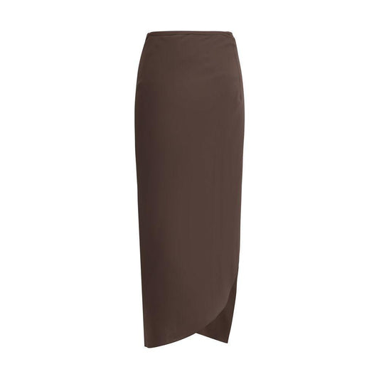 Petar Petrov Midi Skirt PE-S25R5DARKBROWN-IT38 | S