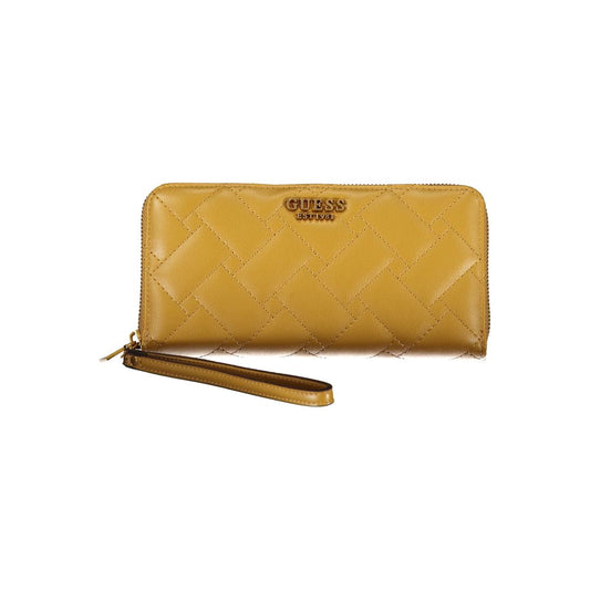 Guess Jeans Giallo Poliuretano Women Wallet