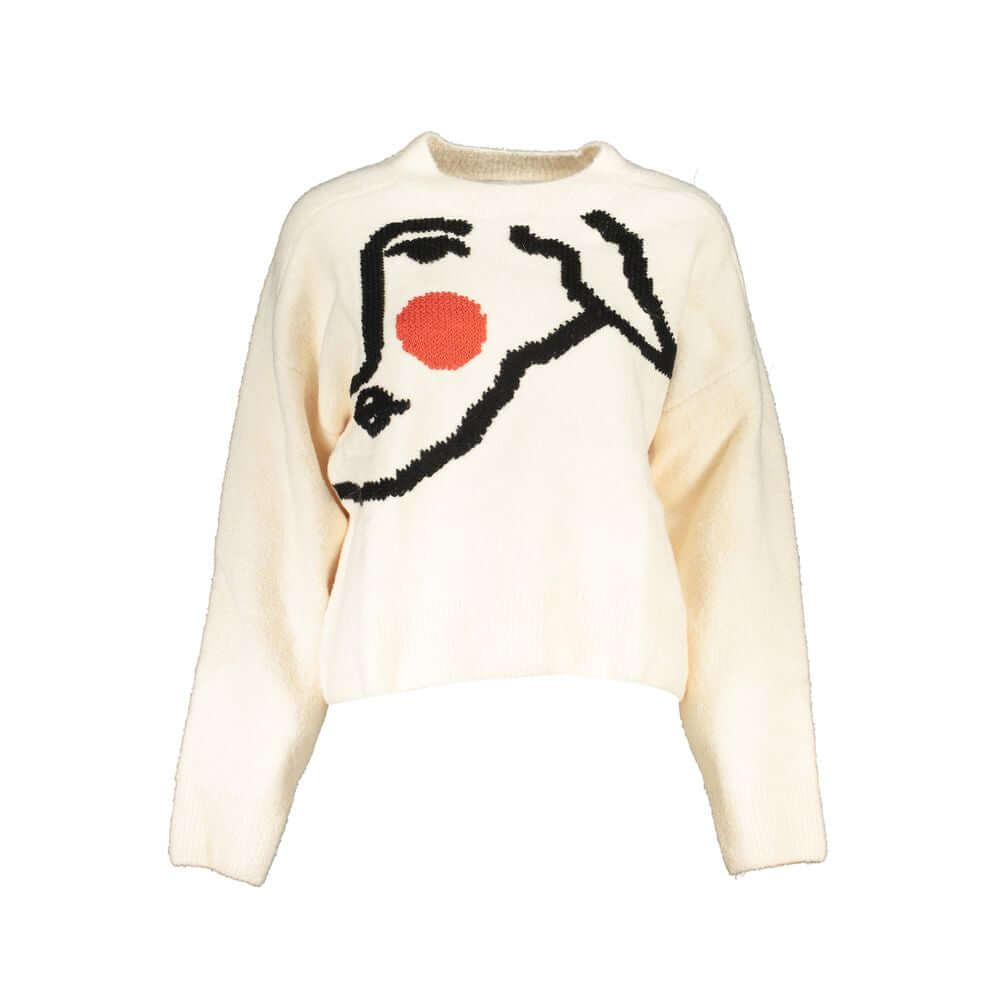 Desigual White Acrylic Women Sweater
