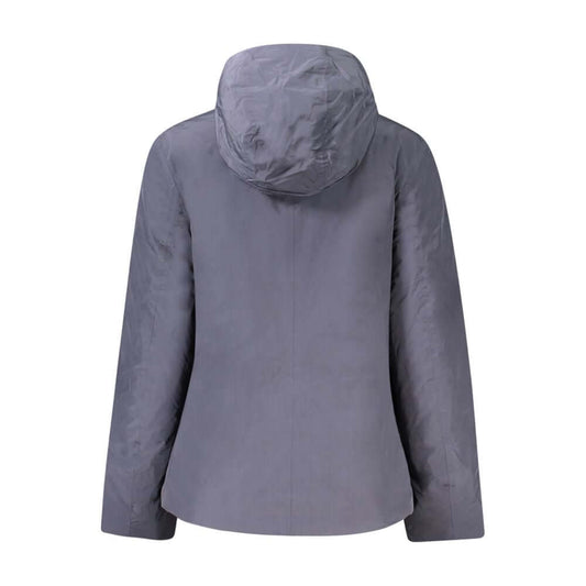 K-WAY Blue Polyamide Jackets & Coat KW-34158-S