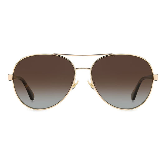 Kate Spade Gold Metal Sunglasses KSAVERIES06JF8LAAC