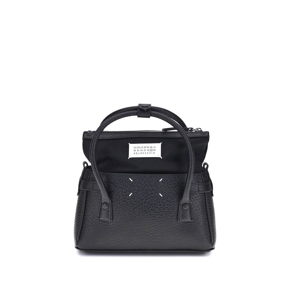 Margiela Black Calf Leather Bos Taurus Handbag