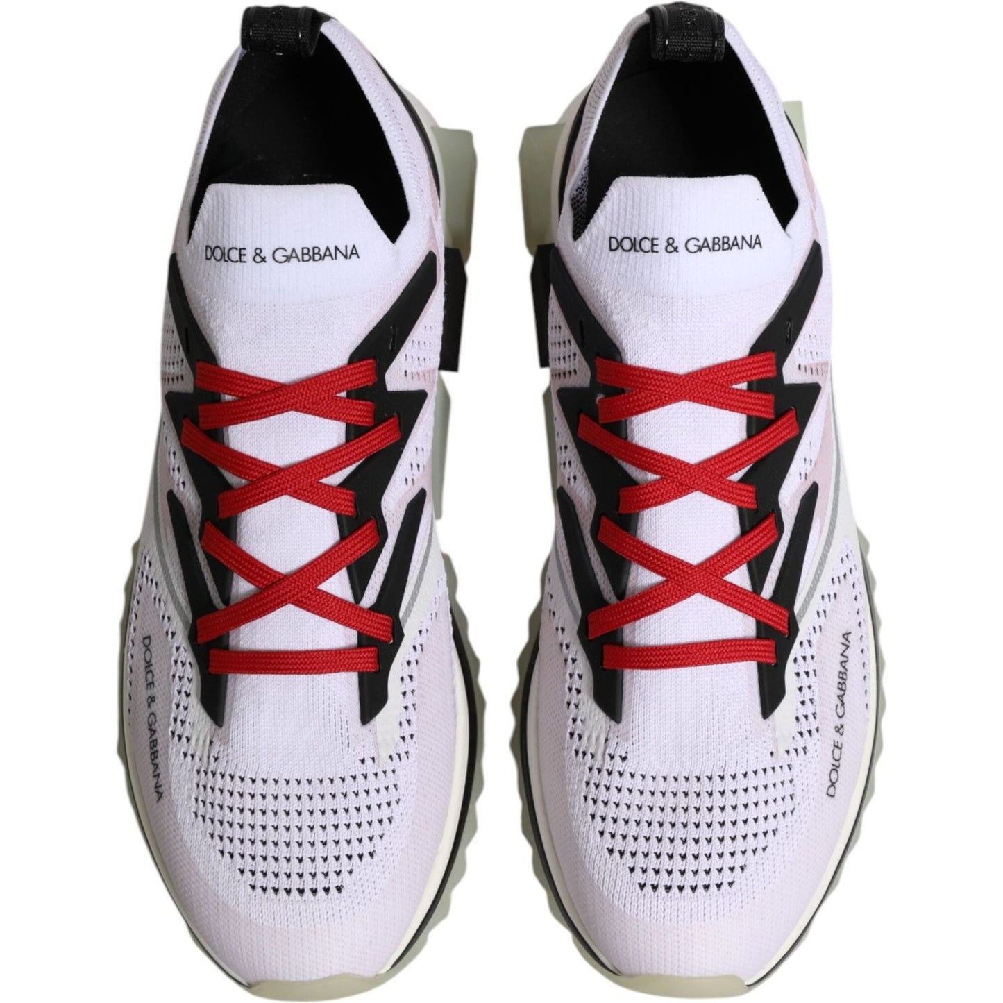 Dolce & Gabbana White SORRENTO Sport Stretch Sneakers Shoes