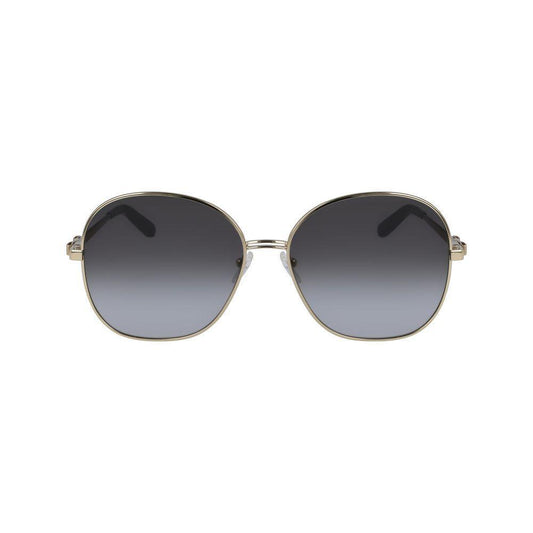 Salvatore Ferragamo Gold Metal Sunglasses SFSF242S711AC