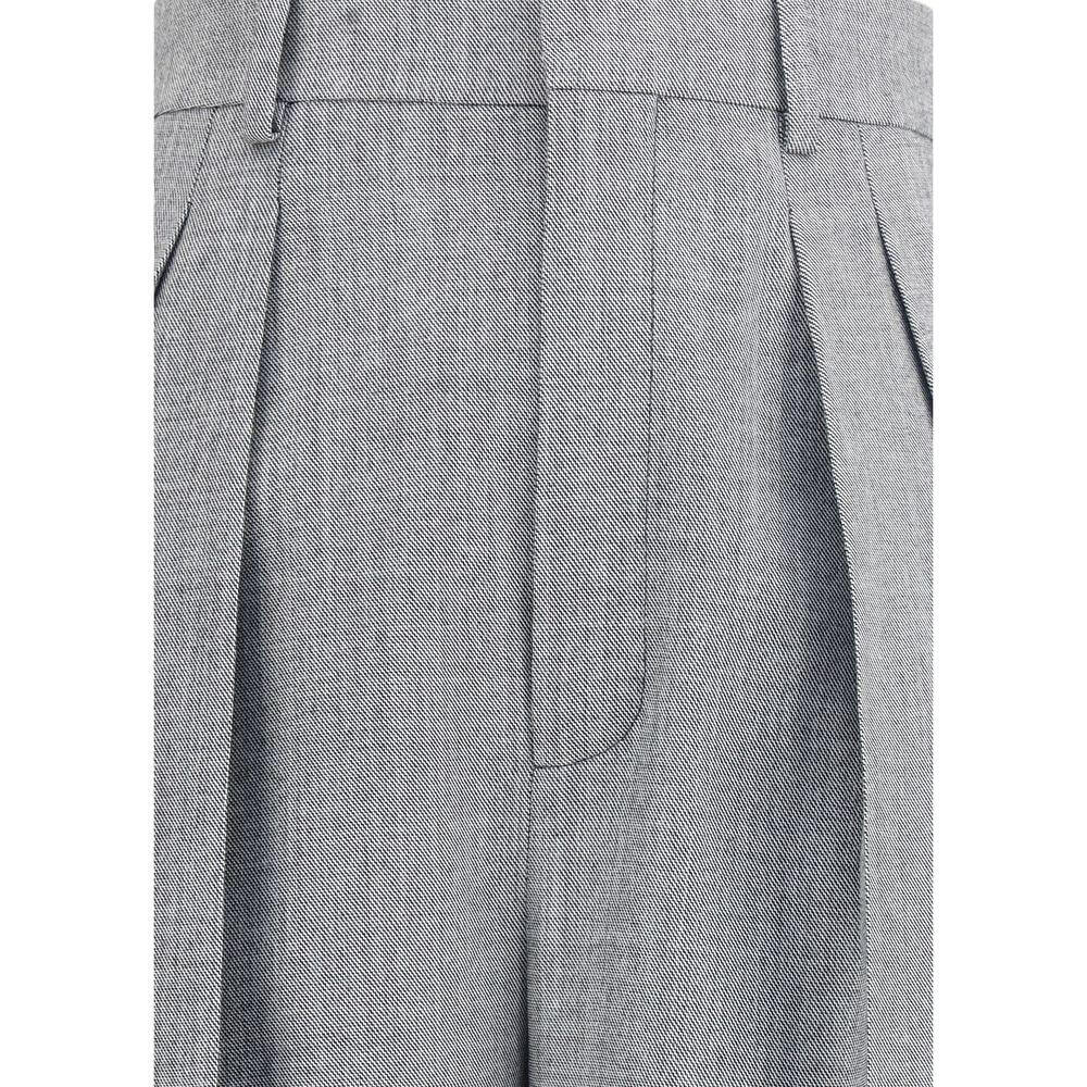 Saint Laurent Wool wide leg Pants SA-824389Y7K179787-IT38 | S
