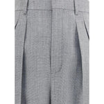 Saint Laurent Wool wide leg Pants SA-824389Y7K179787-IT38 | S