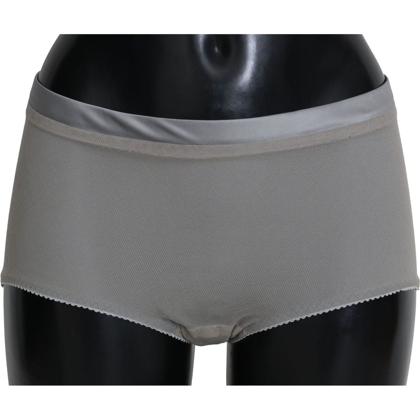 Dolce & Gabbana Underwear Silver With Net Silk Bottoms