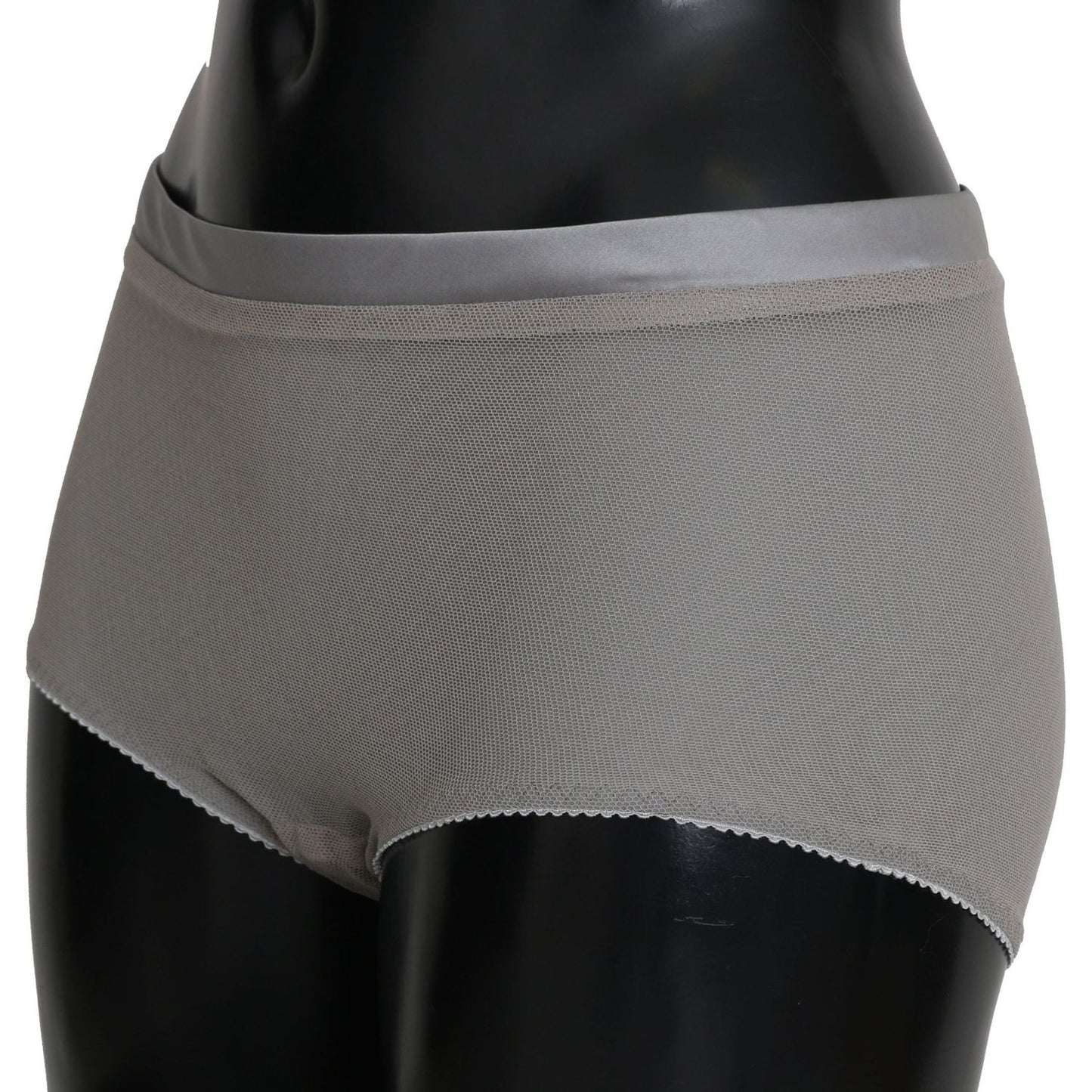 Dolce & Gabbana Underwear Silver With Net Silk Bottoms