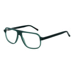 Andy Wolf Green Unisex Glasses Frame in acetate with full-rim aviator style, 58-13-145 size, including branded case.