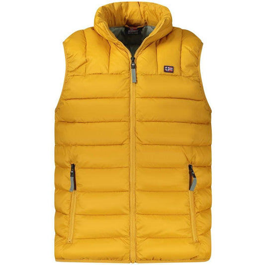 Norway 1963 Yellow Polyamide Men Jacket NO-39345-M