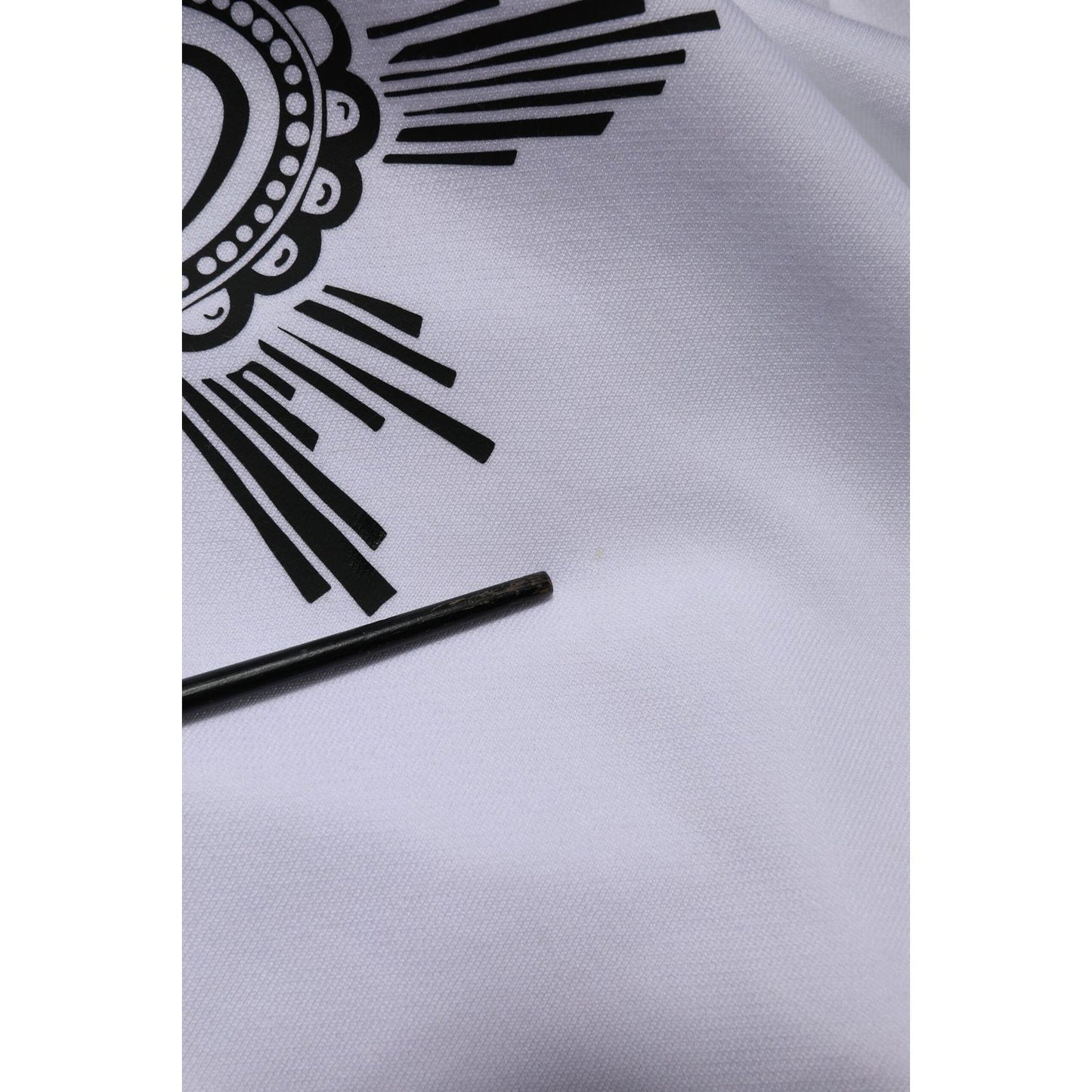 Dolce & Gabbana White Sacred Heart Hooded Sweatshirt Sweater