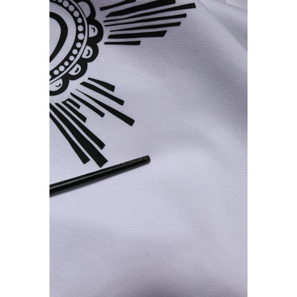 Dolce & Gabbana White Sacred Heart Hooded Sweatshirt Sweater