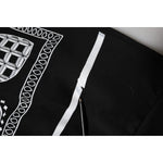 Dolce & Gabbana Black Bandana Hooded Men Sweatshirt Sweater