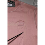Dolce & Gabbana Pink Logo Plaque Cotton Crew Neck T-shirt TSH91046-56