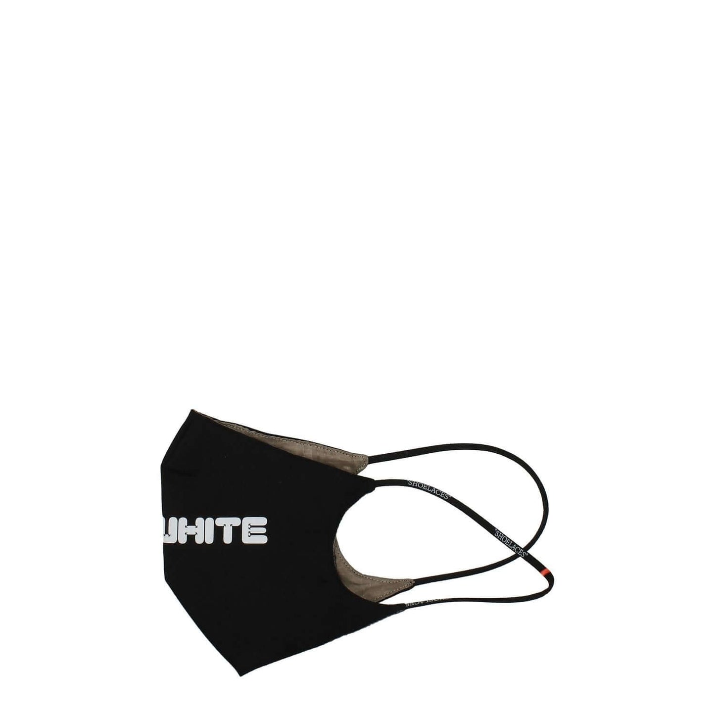 Off-White Black Cotton Facemask