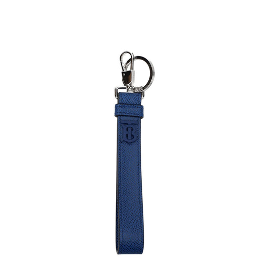 Burberry Blue Leather Keychain