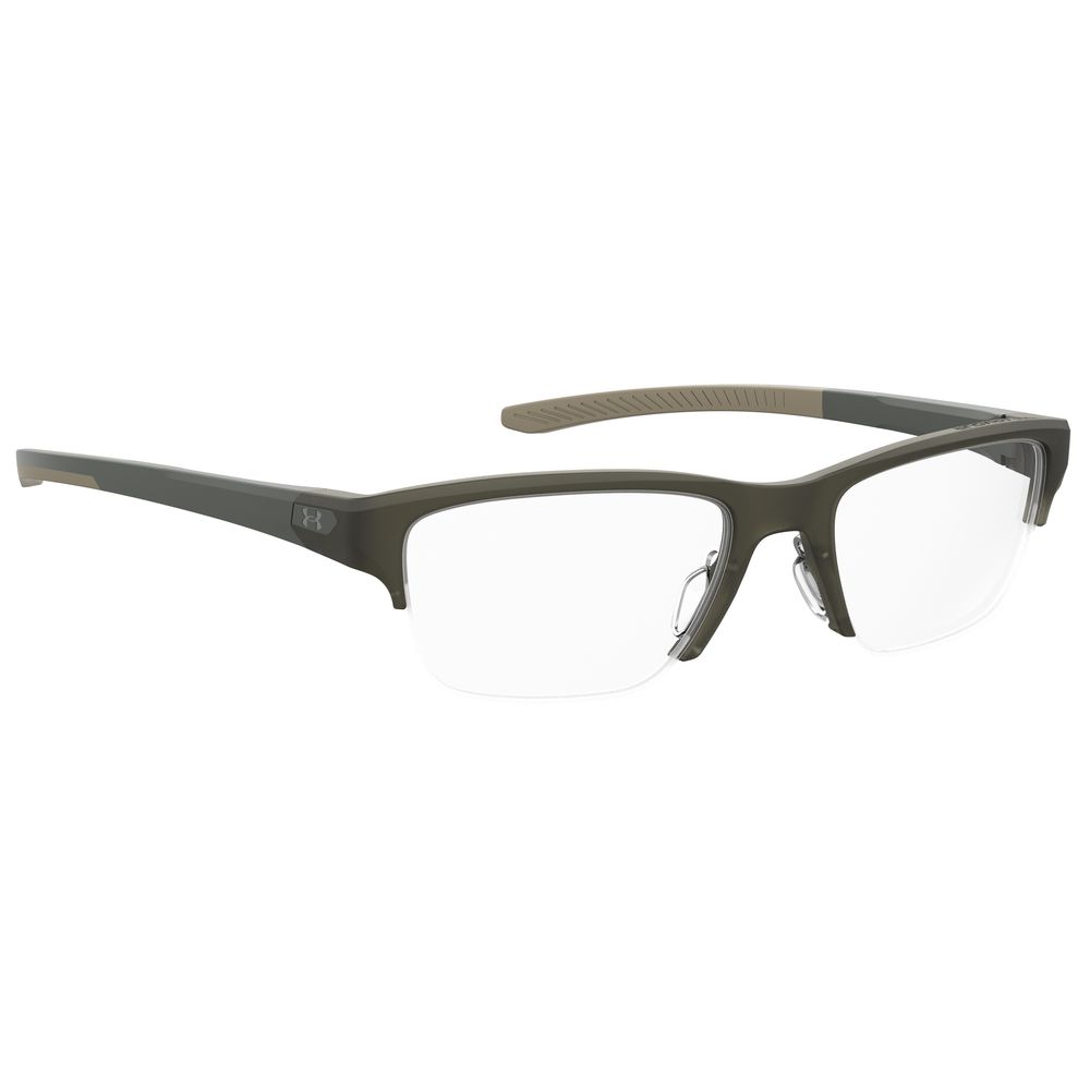 Under Armour Green Resin Frames with measurements 53/19/145 mm, stylish glasses for men.