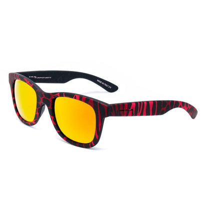 Italia Independent Red Acetate Sunglasses