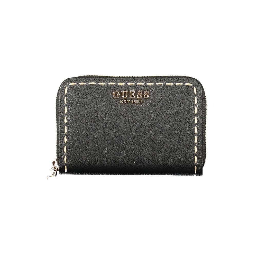 Guess Jeans Black Polyethylene Wallet