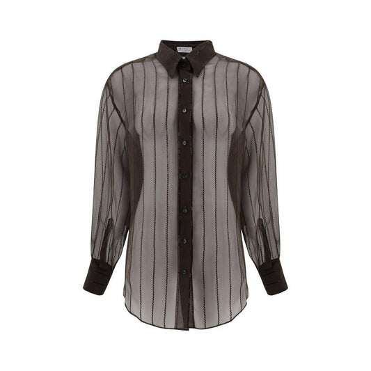 Brunello Cucinelli Silk Shirt BR-MF940RI516C4222-S