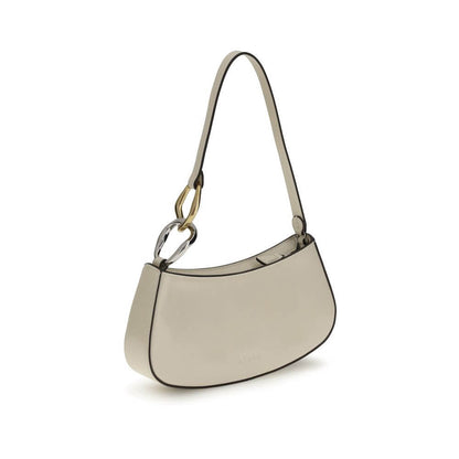 Staud Cream Calf Leather Bos Taurus Shoulder Bag
