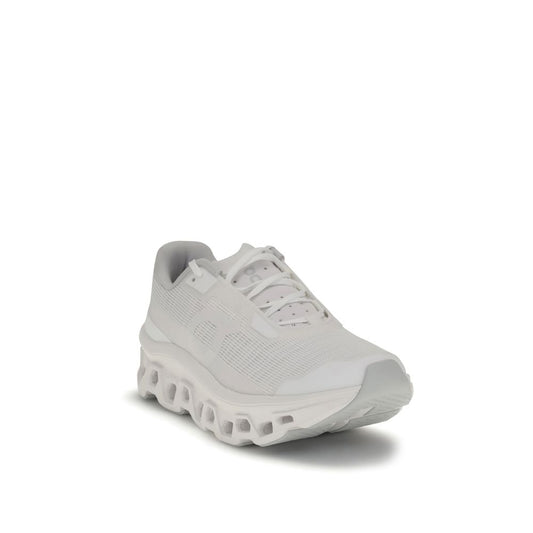 ON Cloudmonster Void Sneakers with mesh upper, Speedboard® stability, non-slip rubber inserts, and lightweight design for comfort.
