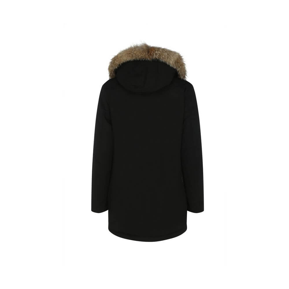 Woolrich Black Cotton Parka