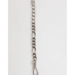 Dolce & Gabbana Silver Tone Brass Chain Lobster Clasp DG Logo Bracelet SMY11078